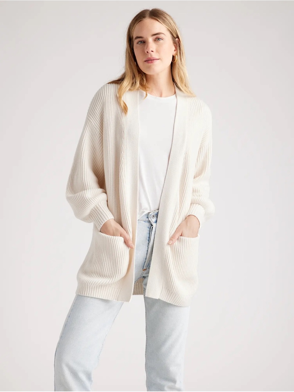 Quince 100% Organic Cotton Oversized Cardigan